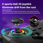 Z01 Wireless Gaming Vortex Dual Hall Body Grip For Switch / PS3 / PS4 / Adroid / IOS, White, black, green
