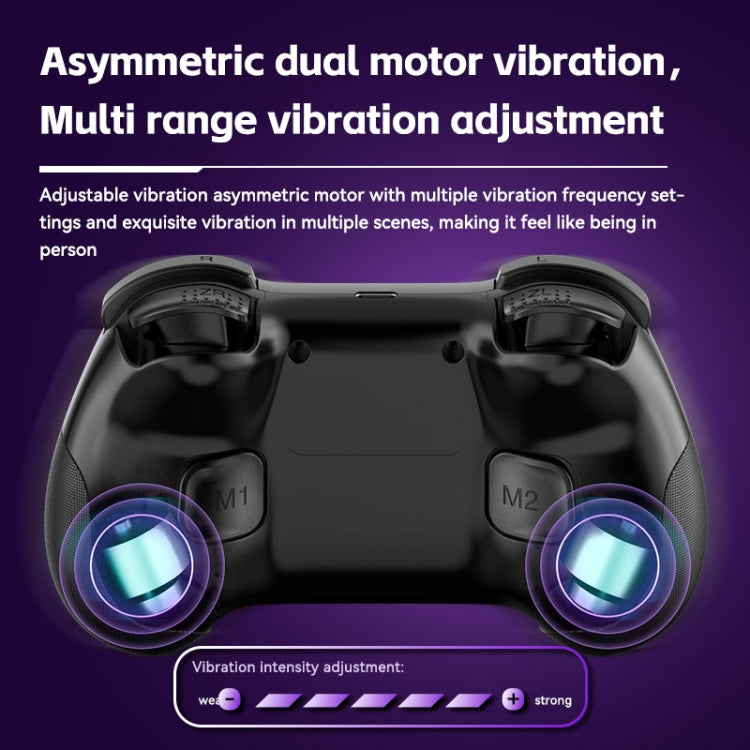 Z01 Wireless Gaming Vortex Dual Hall Body Grip For Switch / PS3 / PS4 / Adroid / IOS, White, black, green