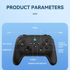 Wireless Bluetooth Gamepad With Wakeup Vibration Body Gamepad For Switch / Android / Apple / PC, Black, Green, Pink
