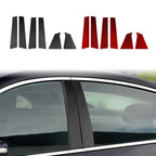 For Chevrolet Malibu XL 2016-2022 6pcs /Set Left-hand Drive B-pillar Carbon Sticker
