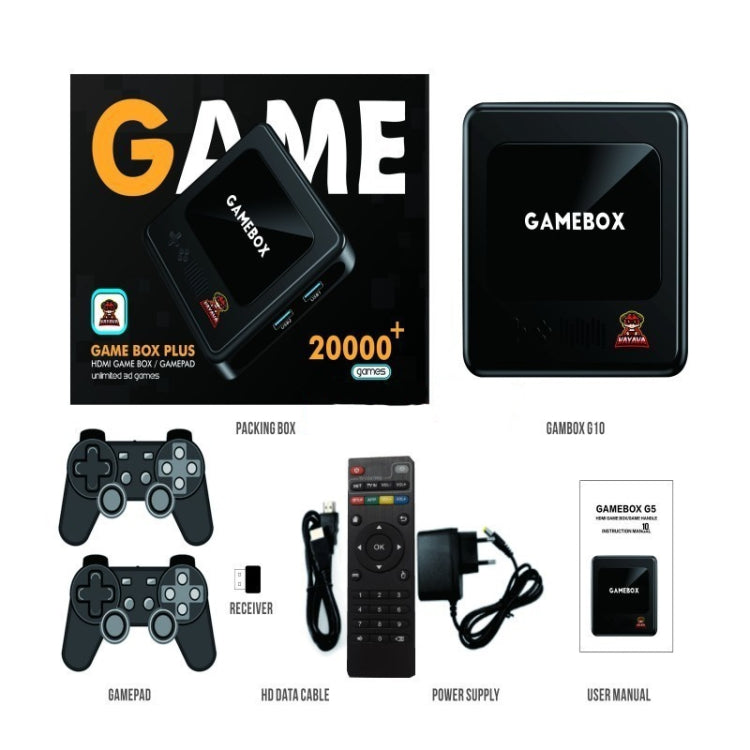 G10 GAMEBOX TV Box Dual System Wireless Android 3D Home 4K HD Game Console Support PS1 / PSP, 64G 30,000+ Games (Black), 128G 40,000+ Games (Black), 256G 60,000+ Games (Black), 64G 30,000+ Games (White), 128G 40,000+ Games (White)                      ...