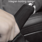 Automotive Universal Silicone Handbrake Handle Cover Brake Handle Decorative Protective Sleeve, Straight Sleeve, Oblique Sleeve