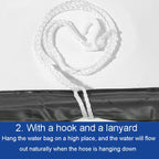 Outdoor Folding Solar Shower Bag Portable Water Storage Bag For Home Use, 20L, 25L