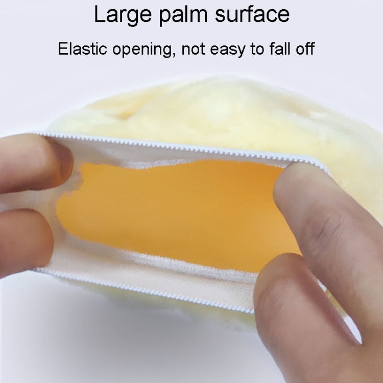 Double Sided Imitation Wool Waterproof Car Wash Gloves Car Cleaning And Maintenance Tools, 8242