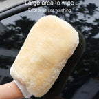 Double Sided Imitation Wool Waterproof Car Wash Gloves Car Cleaning And Maintenance Tools, 8242