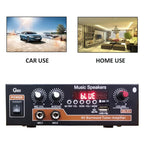 Bluetooth Built-in Recording Microphone USB Flash Drive Digital Dual-purpose Power Amplifier, EU Plug 220V, US Plug 110V
