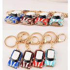 Mini Car Keychain Pendant Toy Beetle Car Gift, Red, Dark Blue, Dark Red, Lake Blue