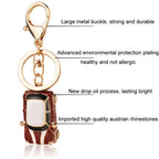 Mini Car Keychain Pendant Toy Beetle Car Gift, Red, Dark Blue, Dark Red, Lake Blue