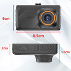 3-Inch Dual-Lens Front 4K + Rear 2K HD WiFi Connected Driving Recorder, A5