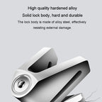 Electrical Vehicle Triangle Disc Brake Lock Universal Alloy Steel Anti-Theft Lock Scooter Padlock