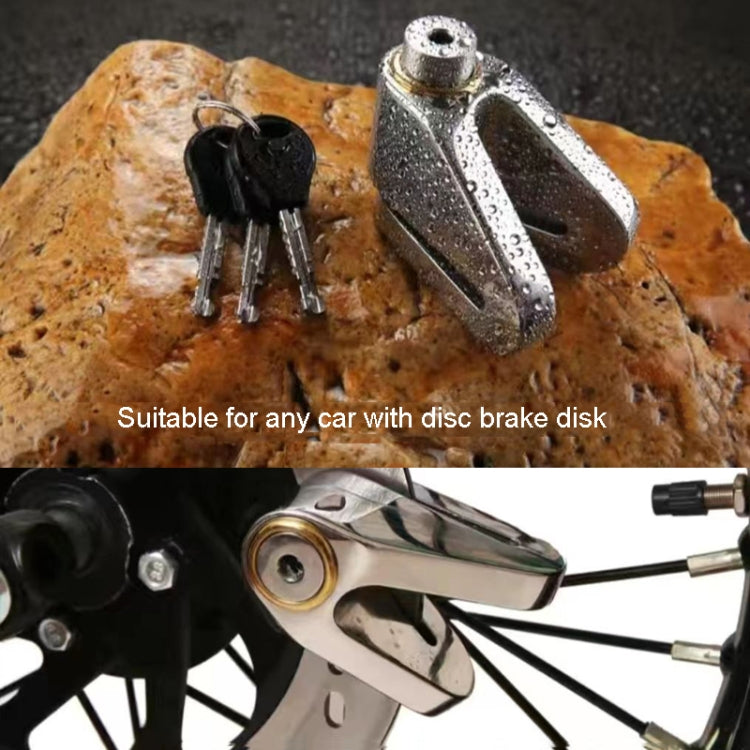 Electrical Vehicle Triangle Disc Brake Lock Universal Alloy Steel Anti-Theft Lock Scooter Padlock