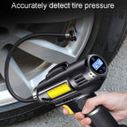 Portable Multifunctional Car Inflator Automobile Tire Pneumatic Pump, Wired Pointer, Wired Digital, Wireless Digital