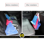 Car Back Seat Double Hook Phone Holder, Black, Silver, Blue, Red