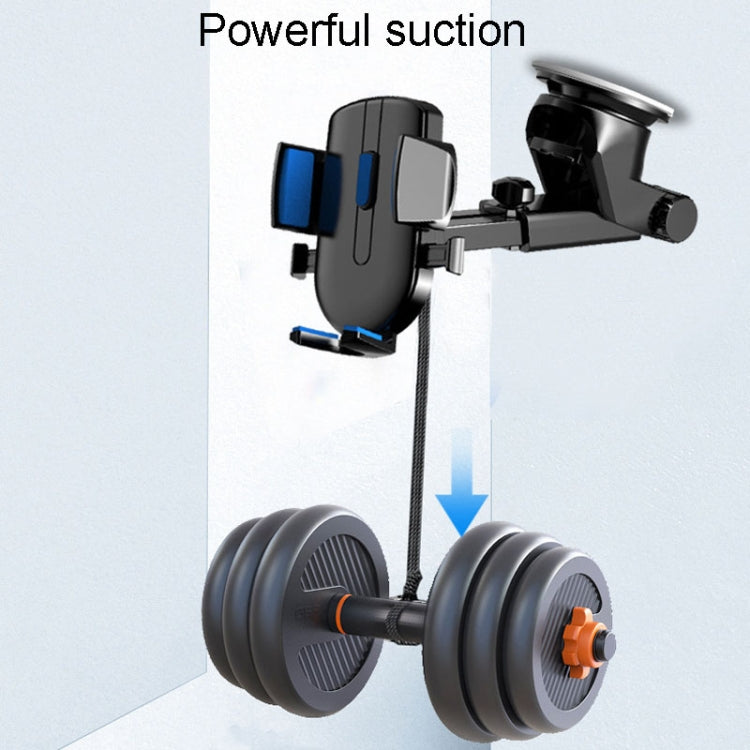 Car Cell Phone Telescopic Holder Universal Automobile Navigation Bracket, Air Vent Model, Suction Cup Model, 2 In 1