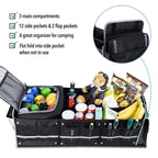 Oxford Cloth Car Multifunctional Foldable Glove Storage Box, 90x35x30cm