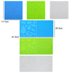 3D Printing Pen Copy Silicone DIY Painting Template Mat, Blue, Green, Transparent, Blue Large, Green Large, Transparent Large
