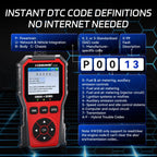 KONNWEI Automotive OBD2 Fault Diagnostic Tool Engine Code Reader 9 Languages, KW330