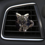 Retro Cute Kitten Car Air Vent Aromatherapy Ornaments