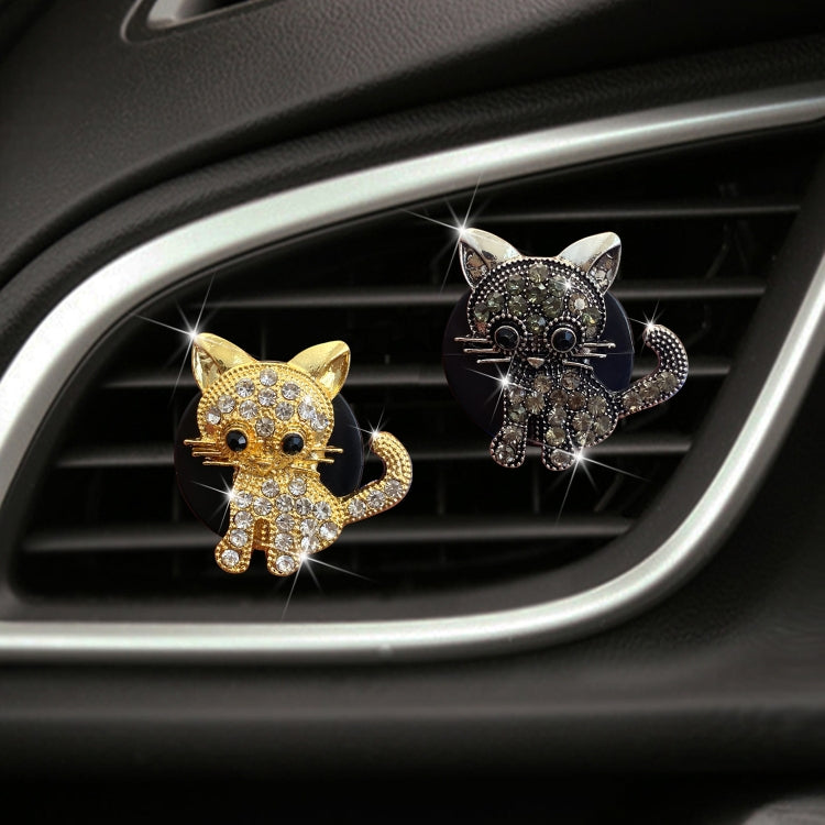 Retro Cute Kitten Car Air Vent Aromatherapy Ornaments