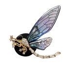 3pcs/set Metal Butterfly Dragonfly Bee Car Air Vent Aromatherapy Decorative Clip