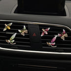 3pcs/set Metal Butterfly Dragonfly Bee Car Air Vent Aromatherapy Decorative Clip