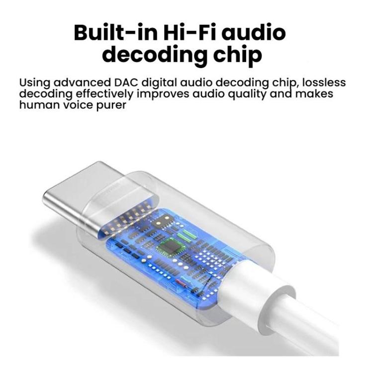 USB-C / Type-C To 3.5mm Male TRS Audio Adapter Cable For DJI Osmo Action 4 / 3 / 2 / Pocket 3