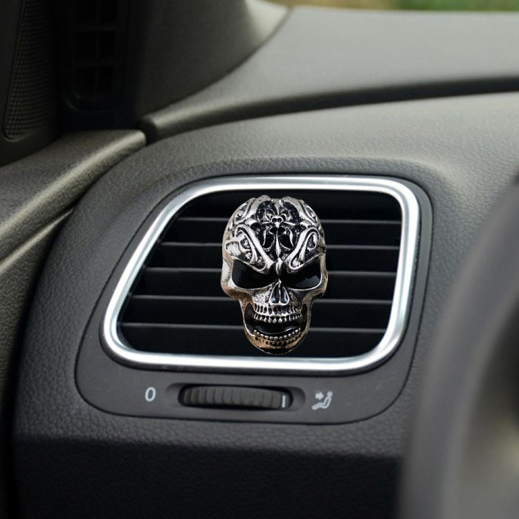 Retro Skull Car Aromatherapy Air Conditioner Air Outlet Clip