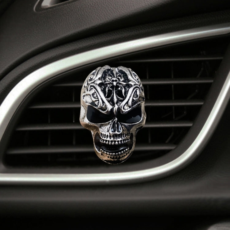 Retro Skull Car Aromatherapy Air Conditioner Air Outlet Clip