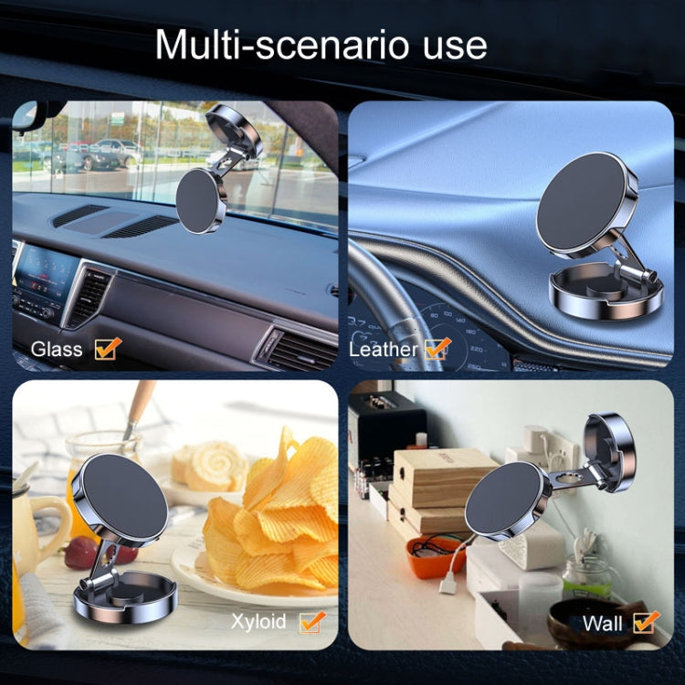 Magnetic Car Phone Holder Automobile Rotatable Multifunctional Folding Stands