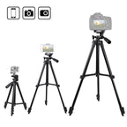 Portable Aluminum DSLR Camera Live Tripod Photography Retractable Landing Bracket, 102cm Tripod+Clip+Bag, 102cm Tripod+Clip+Bag+Controller+Adaptor, 130cm Tripod+Clip+Bag, 130cm Tripod+Clip+Bag+Controller+Adaptor, 150cm Tripod+Clip+Bag                  ...