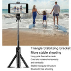 XT09 Live Cell Phone Tripod Selfie Stick Bracket Bluetooth Selfie Stick, XT09