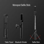 XT09 Live Cell Phone Tripod Selfie Stick Bracket Bluetooth Selfie Stick, XT09
