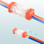4pcs Direct Insertion Of Quick Terminal Block Wire Connector Clamps, NC-22, NC-33, NC-724, NC-736