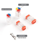4pcs Direct Insertion Of Quick Terminal Block Wire Connector Clamps, NC-22, NC-33, NC-724, NC-736
