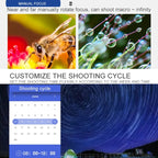 4K Time-Lapse Camera Microlight Full Color Night Vision Security Recording Construction Site Time-Lapse Camera, TL3000