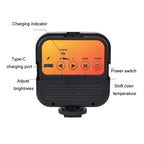 Portable Phone Desktop Live Fill Light Mini Pocket Light Shooting Camera Fill Lamp, Standard White Light, Standard White Light With Tripod+Hot Boot+Clip, Flagship 3 Color, RGB Full Color, RGB Full Color With Hot Boots+Clip                              ...