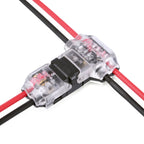 Straight Plug Quick Terminal Block No Strip Multifunctional Wire Connector, H1, H2, T1, T2, H1-T, H2-T, T1-T, T2-T