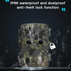 H8201 4K Dual Lens Infrared Camera 32MP HD Night Vision Monitoring Animal Field Outdoor Camera, H8201