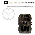 H982 4K Infrared Waterproof Induction Night Vision Monitor Animal HD Outdoor Cameras, H982