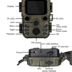 H5812 4K HD Outdoor Night Vision Monitor Animal Infrared Induction Hunting Camera, H5812