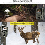 H511C HD Outdoor Hunting Camera Night Vision Monitoring Animal Infrared Sensing Camera, H511C