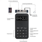 S9 Mobile Phone Computer Live Sound Card Voice Changer Game Karaoke Recording Audio Transformer, S9