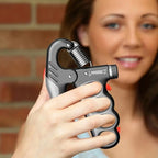 5-100kg Adjustable Hand Grip Strengthener Arm Muscle Exerciser, Electronic Counter Orange, Electronic Counter Red, Electronic Counter Gray, Mechanical Counter Orange, Mechanical Counter Red, Mechanical Counter Gray