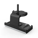 For Meta Quest 3 Headset Charging Base with Dazzle Lights VR Grip Charging Stand, White, Black