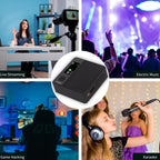 A9 Mobile Phone Computer Live Recording Mini Color Screen Display Sound Card Voice Changer, English, English Set