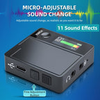 A9 Mobile Phone Computer Live Recording Mini Color Screen Display Sound Card Voice Changer, English, English Set