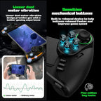 IPEGA Mechanical Gamepad Tablet Cell Phone Stretch Wireless Bluetooth Grip For N-S / P3 / PC / Switch / Android / IOS, Black, With Colorful Light
