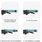 ENLEE E-235151 1pair Silicone Bicycle Covers Mountain Bike Cycling Grips With Handlebar Blocking