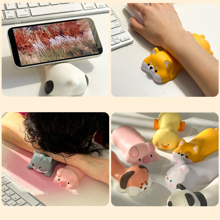 Decompression Memory Foam Mouse Pad Cute Desktop Mouse Wrist Cushion Hand Rest, Panda, Puppy, Duck, Bear