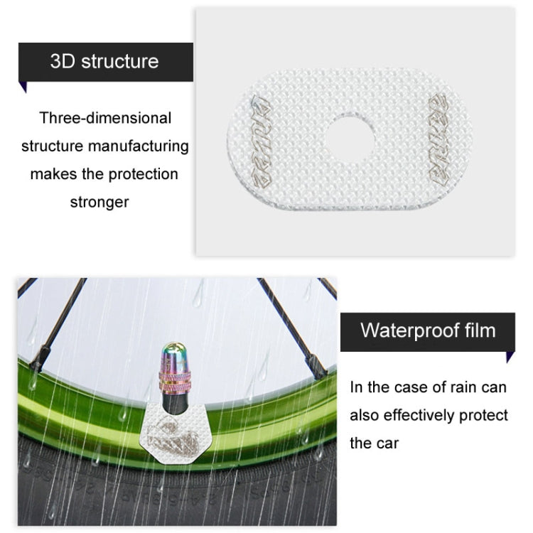 ENLEE E-Q234 1pair Bicycle Universal Valve Stickers Bike Touring Wheel Decorative Stripes, B Model, D Model, E Model, F Model, G Model, H Model, I Model, J Model